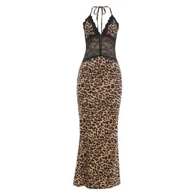 Brown Evening Maxi Dress For Women | Formal Event