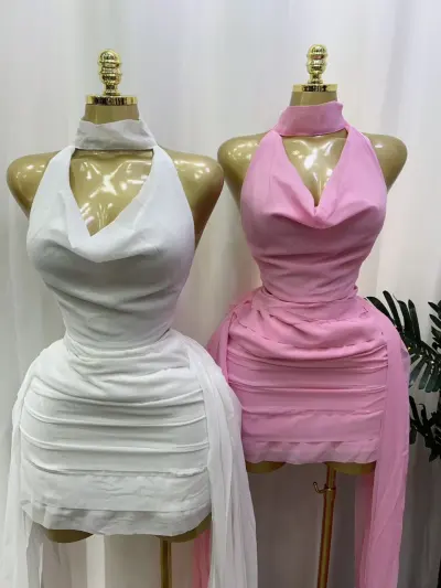 White Long Sleeve Maxi Dress For Women | Evening Gown