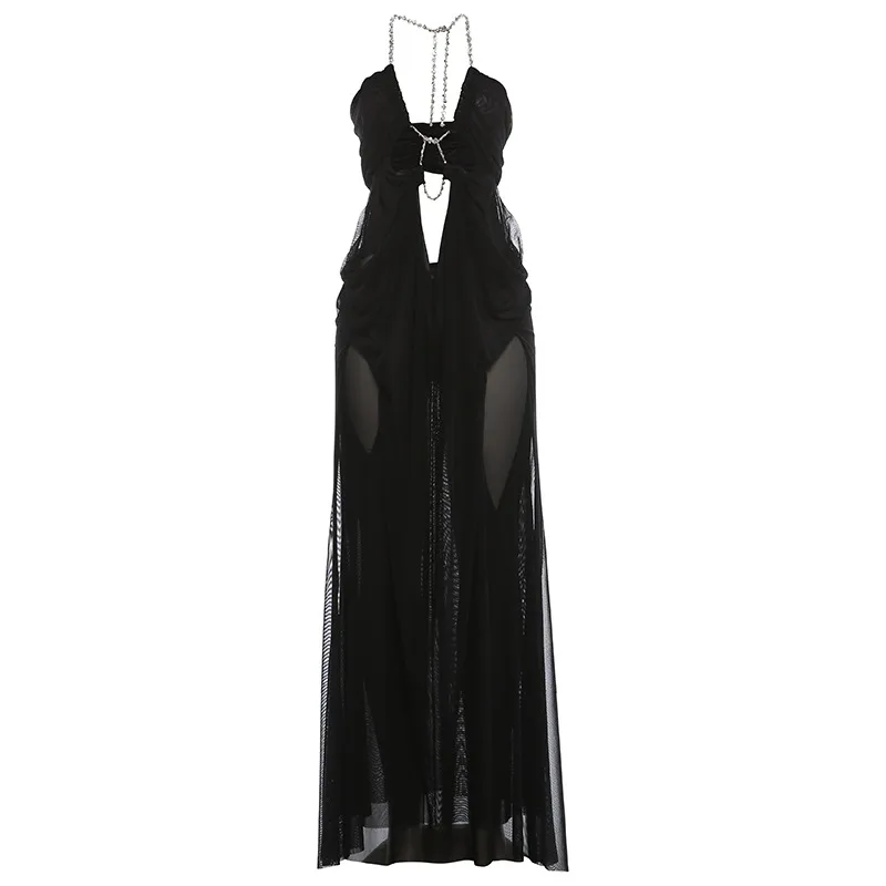 Black Stylish Maxi Dress For Women | Date Night
