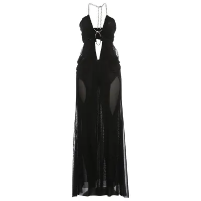 Black Stylish Maxi Dress For Women | Date Night