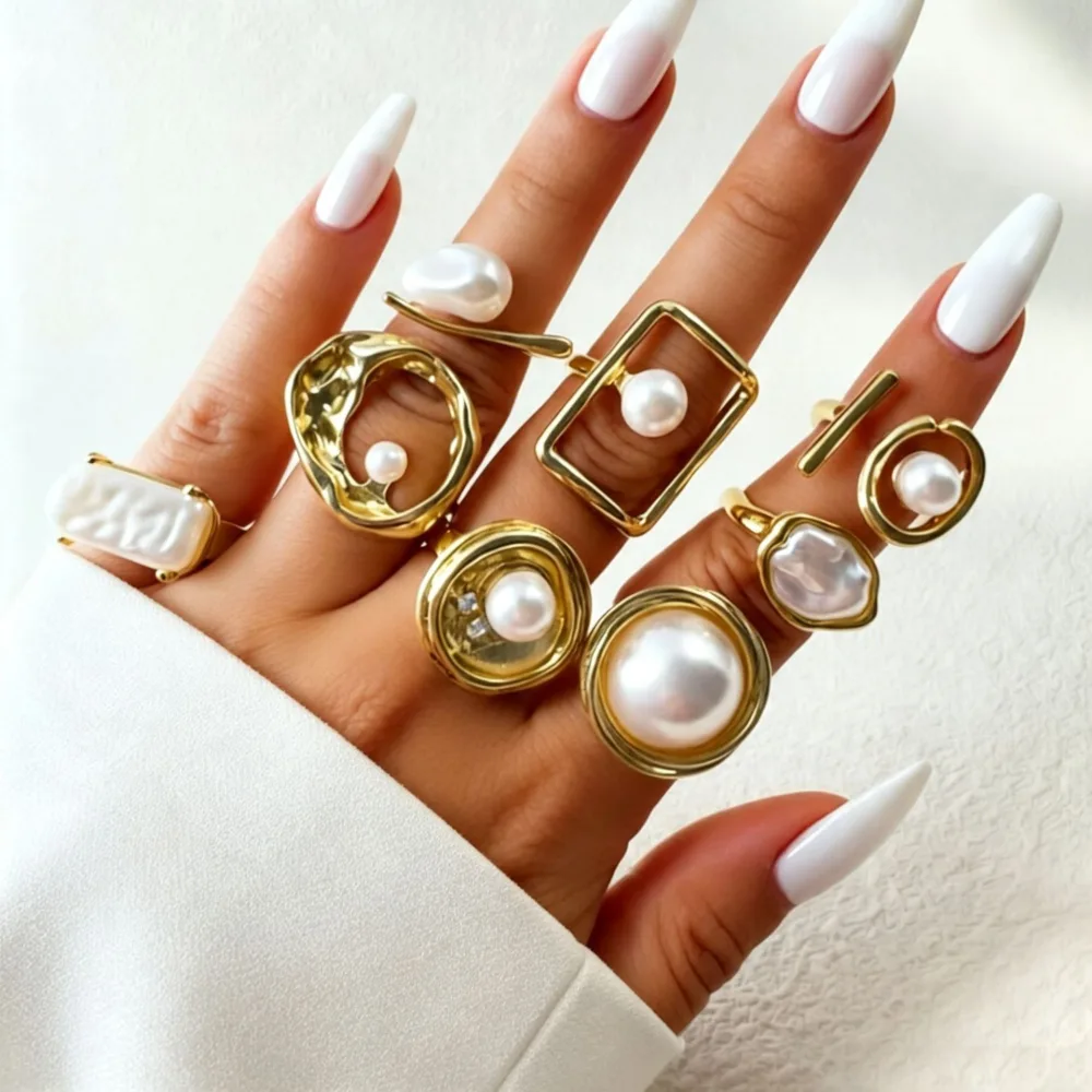 Statement Ring Set For Women | Stacking Set