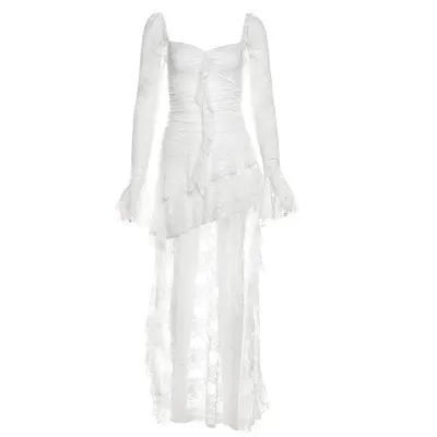 White Elegant Maxi Dress For Women | Formal Event