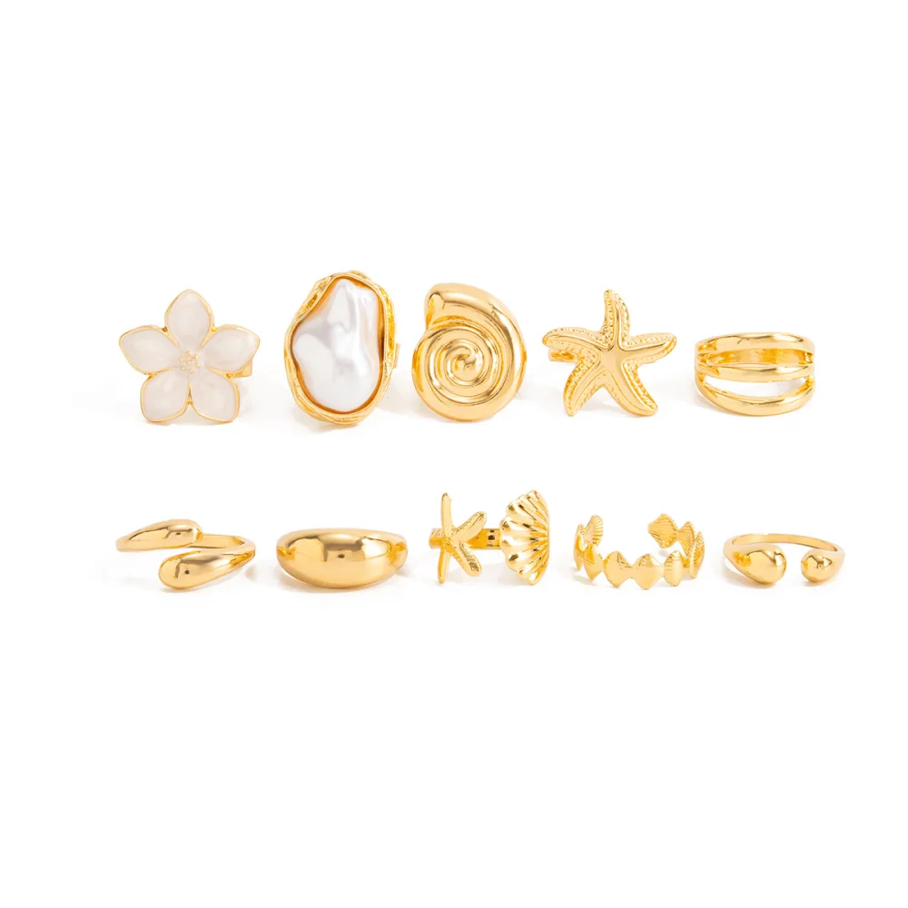 Pearl Ring Set For Women | Stacking Set