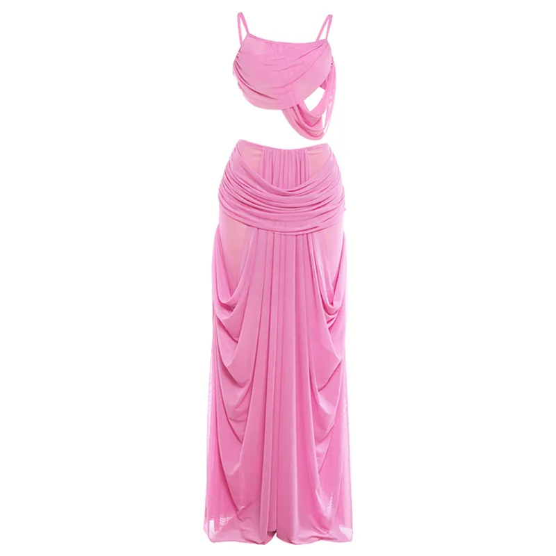 Pink Trendy Maxi Dress For Women | Evening Gown
