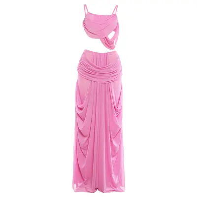 Pink Trendy Maxi Dress For Women | Evening Gown
