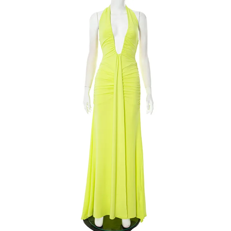 Green Midi Dress For Women | Vacation Wear