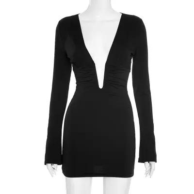 Black Modern Dress For Women | Wedding Guest