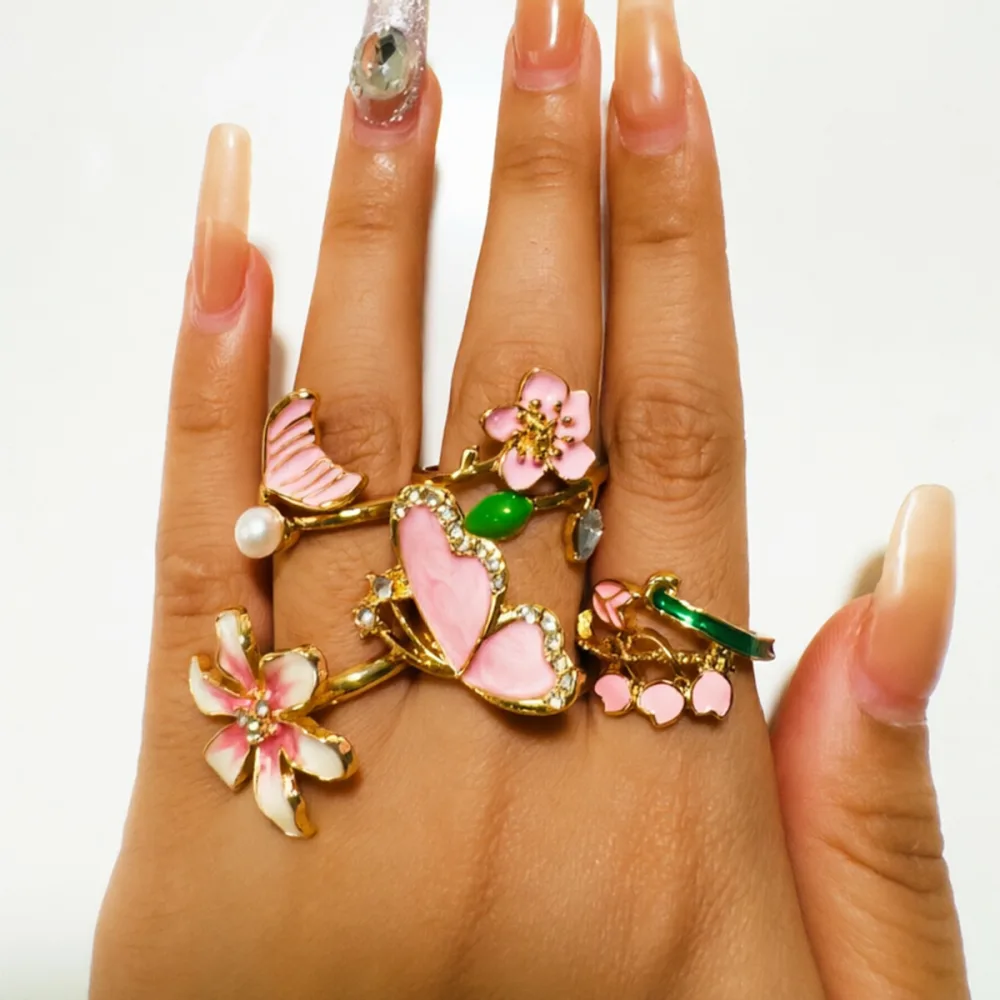 Pearl Ring Set For Women | Statement Jewelry
