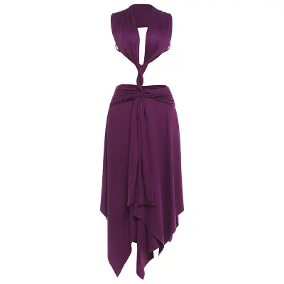 Purple Sleeveless Maxi Dress For Women | Wedding Guest