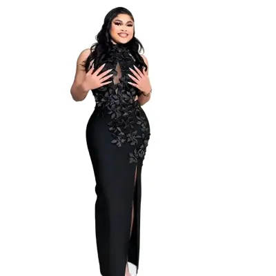 Black Classic Maxi Dress For Women | Vacation Wear