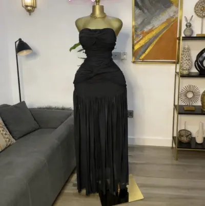 Black Trendy Maxi Dress For Women | Red Carpet