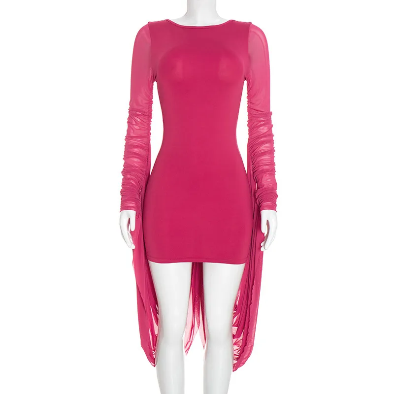 Rosered Modern Dress For Women | Vacation Wear