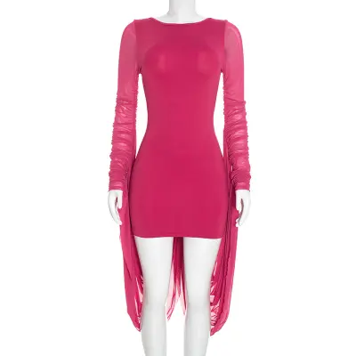 Rosered Modern Dress For Women | Vacation Wear