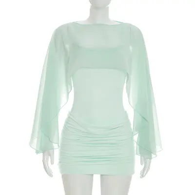 Green Modern Dress For Women | Casual Chic